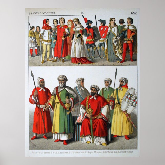 Spanish, Moorish Poster (Front)