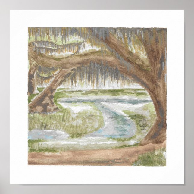 Spanish Moss Print (Front)