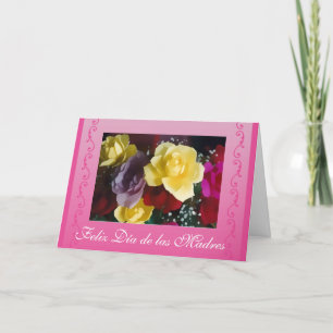 Spanish: Mother's Day roses / dia de las madres Card