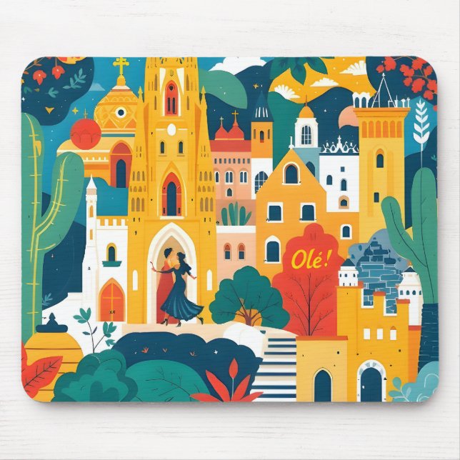 Spanish Mouse Pad (Front)