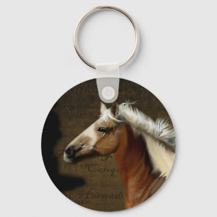 Spanish Mustang Horse Equine-lover's Keychain