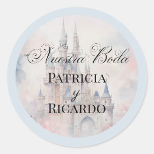 Spanish Nuestra Boda Fairy Tale Wedding Stickers