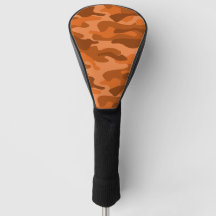 Spanish Orange Monocolor Camo Baseball