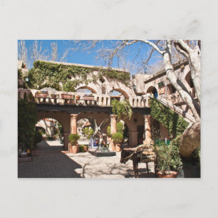 Spanish Patio Announcement Postcard