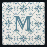 Spanish Pattern Distressed Tile |  Stone Coaster<br><div class="desc">The perfect gift for you or your friends and family. Also makes a perfect hostess gift.</div>