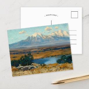Spanish Peaks, CO   Charles Partridge Adams Postcard