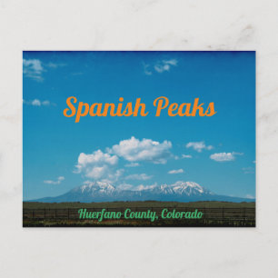 Spanish Peaks, Colorado Postcard