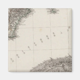 Spanish Peninsula 4 Magnet