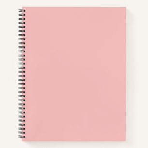 Spanish Pink Solid Colour Notebook