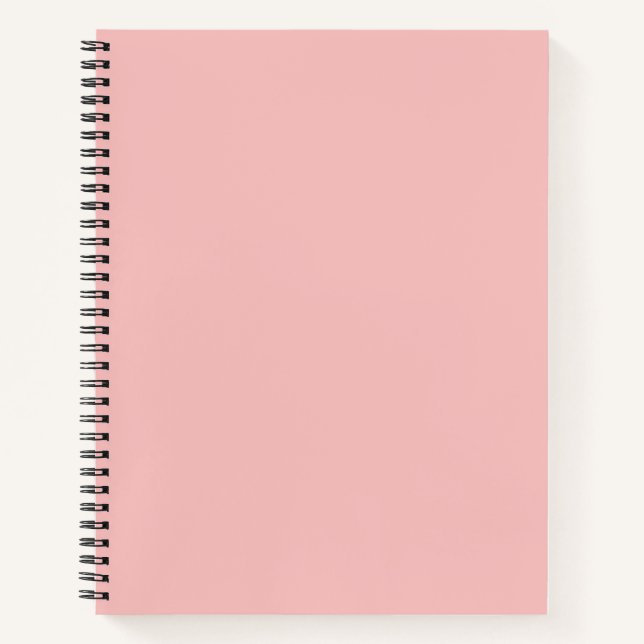 Spanish Pink Solid Colour Notebook (Front)