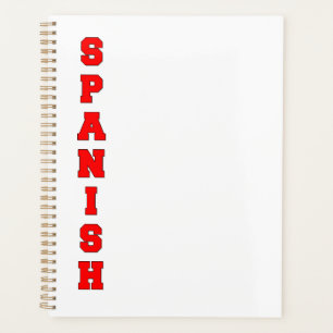 Spanish Planner