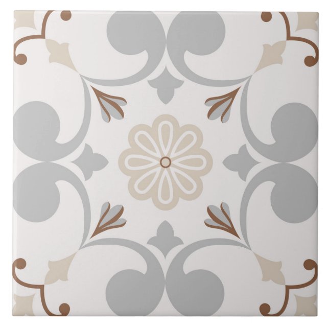 Spanish Portuguese Boho  Tile (Front)