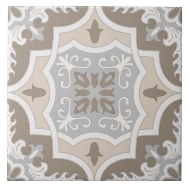 Spanish Portuguese Boho  Tile (Front)