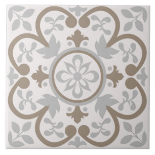 Spanish Portuguese Boho  Tile