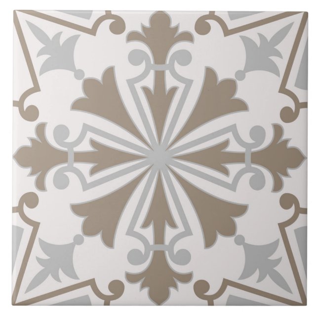 Spanish Portuguese Boho  Tile (Front)