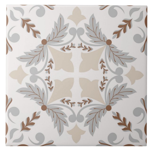 Spanish Portuguese Boho  Tile (Front)