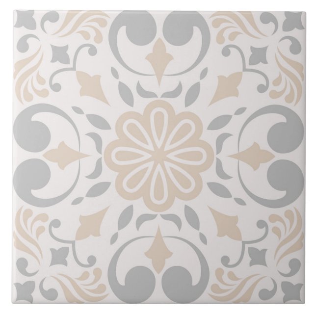 Spanish Portuguese Boho  Tile (Front)