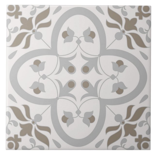 Spanish Portuguese Boho  Tile (Front)