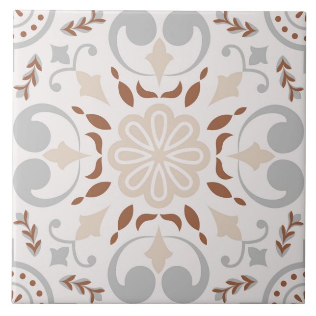 Spanish Portuguese Boho  Tile (Front)