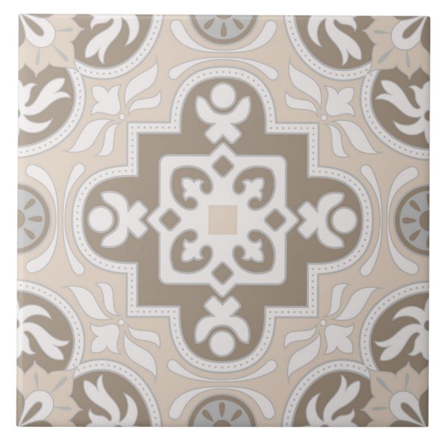 Spanish Portuguese Boho  Tile (Front)