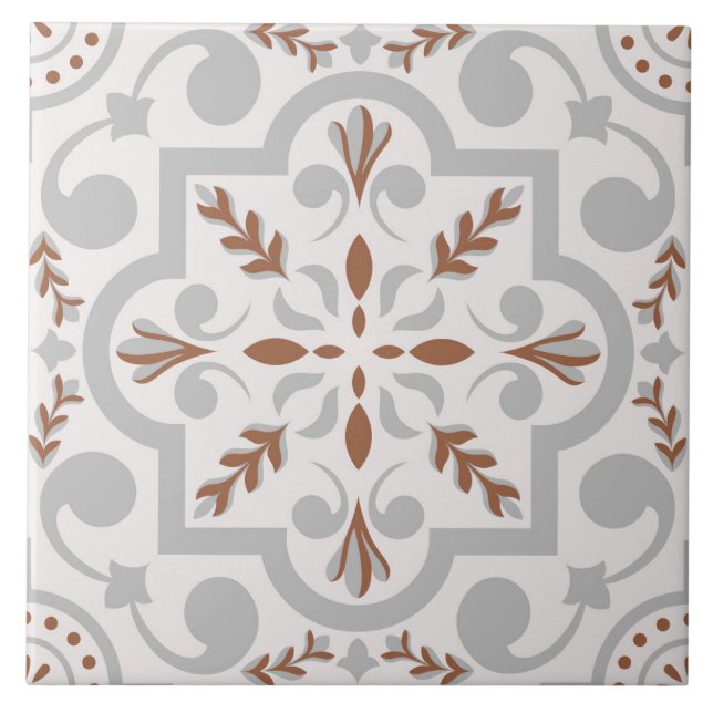 Spanish Portuguese Boho  Tile (Front)