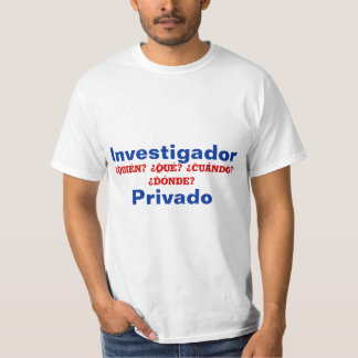 Spanish Private Investigator T-Shirt