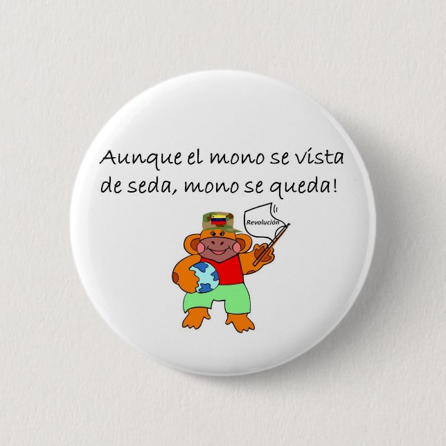 Spanish Quotes 6 Cm Round Badge (Front)