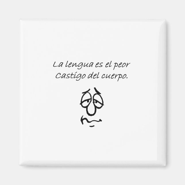 Spanish Quotes Magnet (Front)