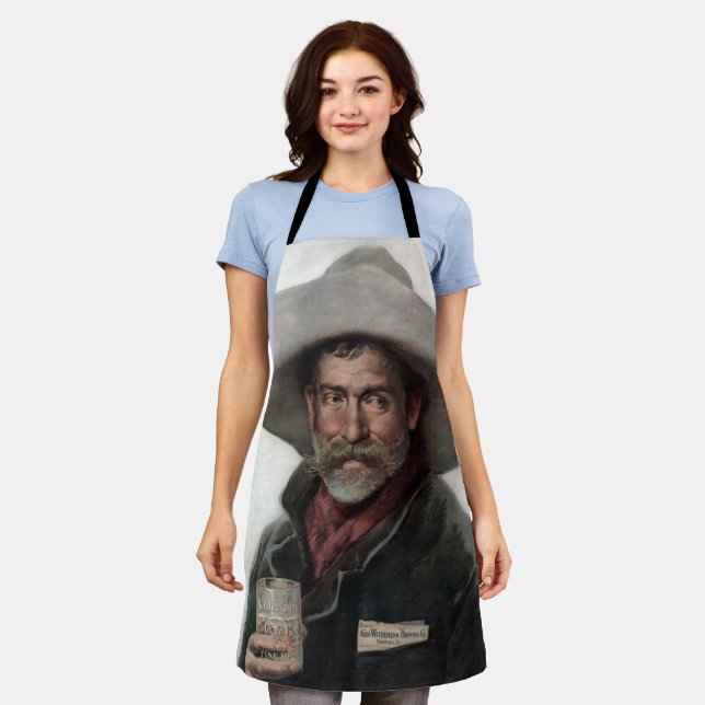 Spanish Ranchero Cowboy in Old West Saloon Apron (Worn)