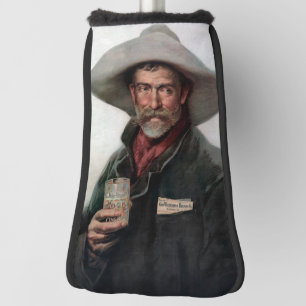 Spanish Ranchero Cowboy in Old West Saloon Golf Head Cover