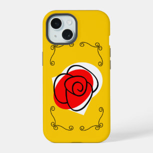 Spanish Rose Corners iPhone case
