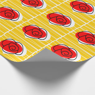 Spanish Rose wrapping paper