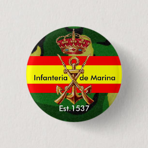 Spanish Royal Marines 3 Cm Round Badge