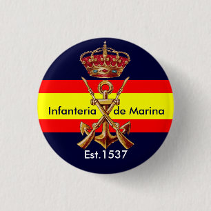 Spanish Royal Marines 3 Cm Round Badge