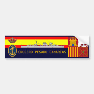 Spanish Royal Navy Cruiser Bumper Sticker