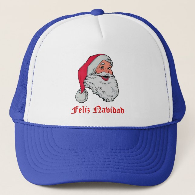 Spanish Santa Claus Trucker Hat (Front)