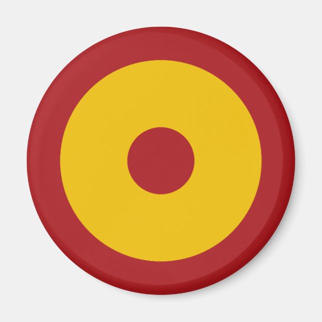 Spanish scarapela, Spanish Roundel Magnet (Front)