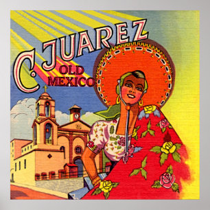 Spanish Senorita from Cuidad Juarez Poster