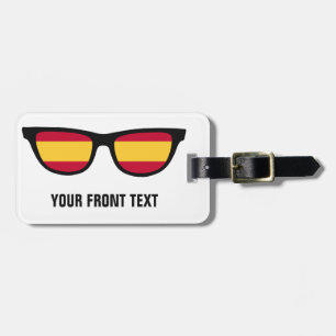 Spanish Shades custom luggage tag