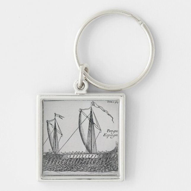 Spanish Ship' Key Ring (Front)