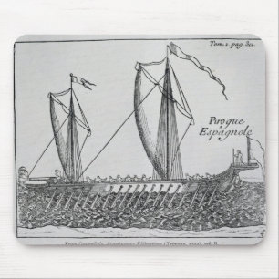 Spanish Ship' Mouse Mat