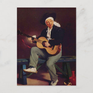 Spanish singer - Edouard Manet Postcard