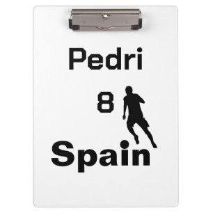 Spanish Soccer, customisable Clipboard