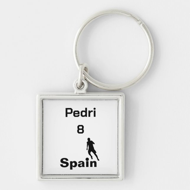 Spanish Soccer, customisable Key Ring (Front)