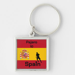 Spanish Soccer, customisable Key Ring
