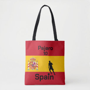 Spanish Soccer, customisable Tote Bag