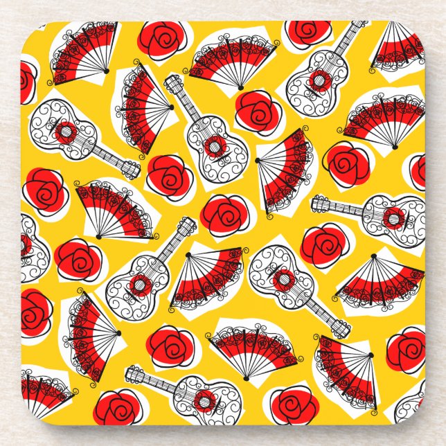 Spanish Souvenir Multi coaster plastic (Front)