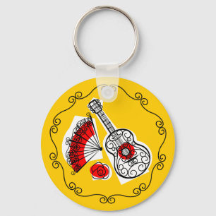 Spanish Souvenirs Border keychain