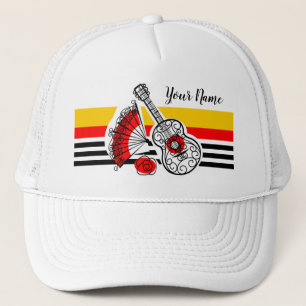 Spanish Souvenirs Classic Stripe Name hat