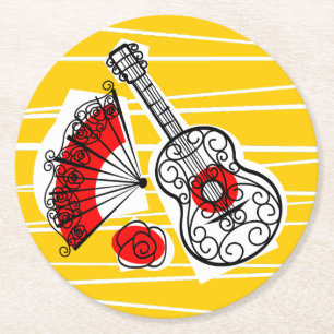 Spanish Souvenirs coaster round